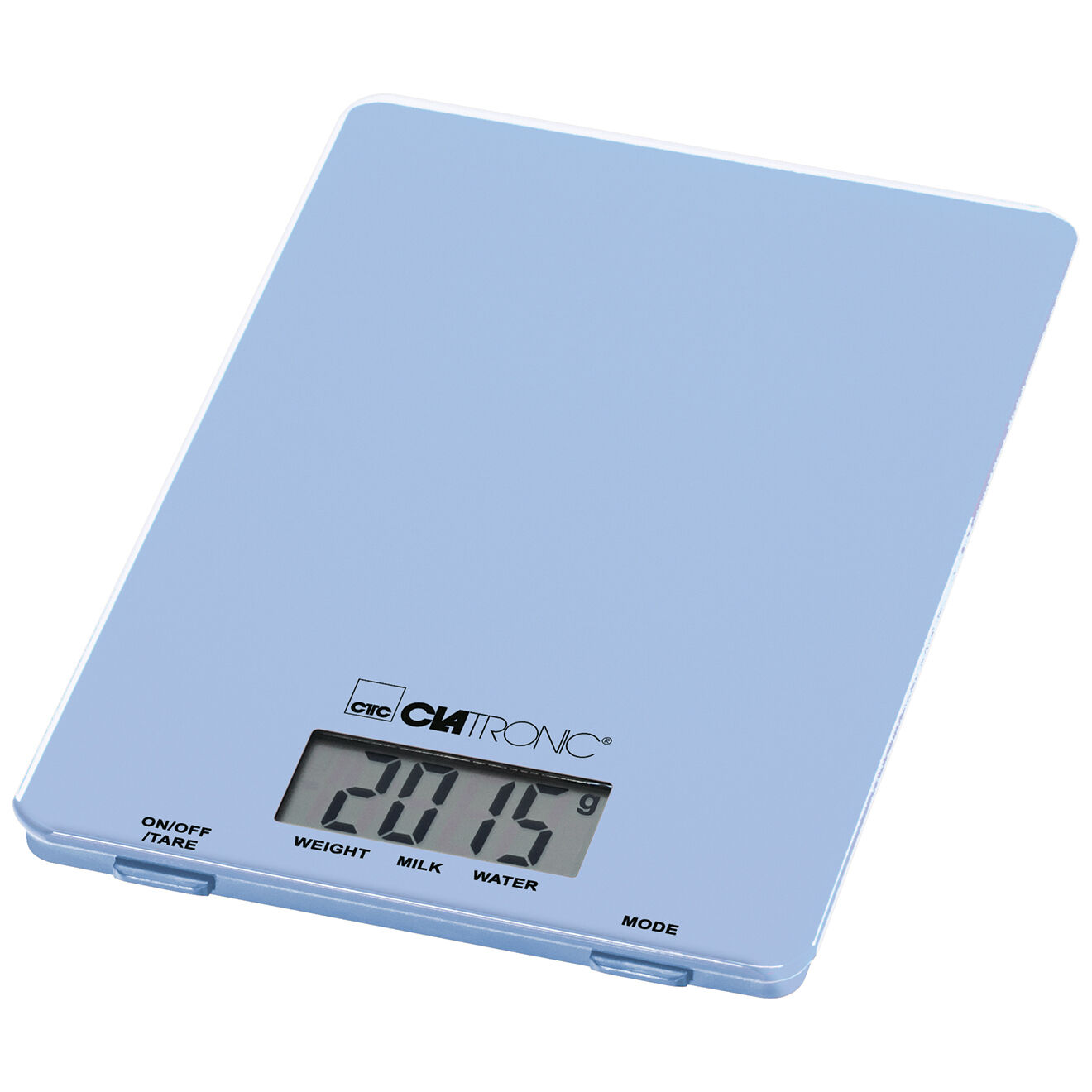 Clatronic Balance de cuisine digitale bleue - 5kg