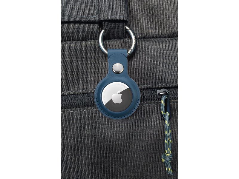 Troika Schlüsselanhänger AirTag Cover Blau Schutzhülle für Apple Air Tag Ortungsknopf