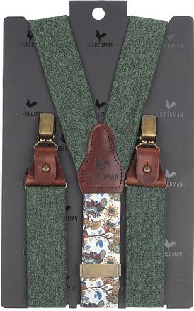 Sir Redman Luxe Bretels Essential Donkergroen SR328 kopen
