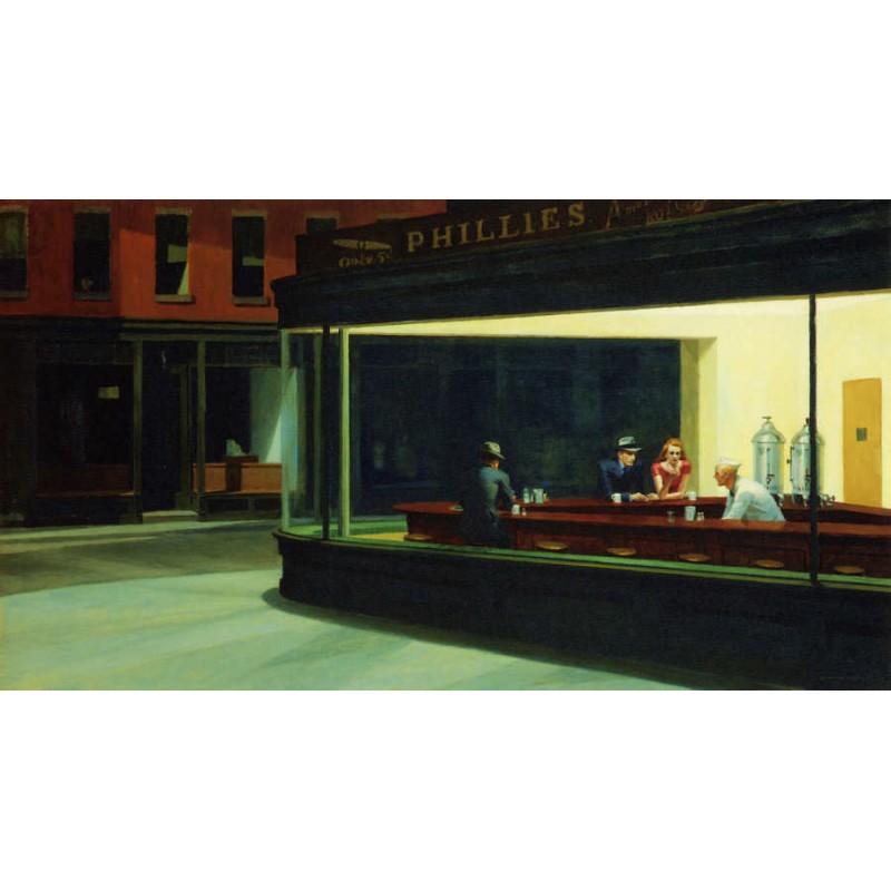 1000 pièces HOPPER - NIGHTHAWKS