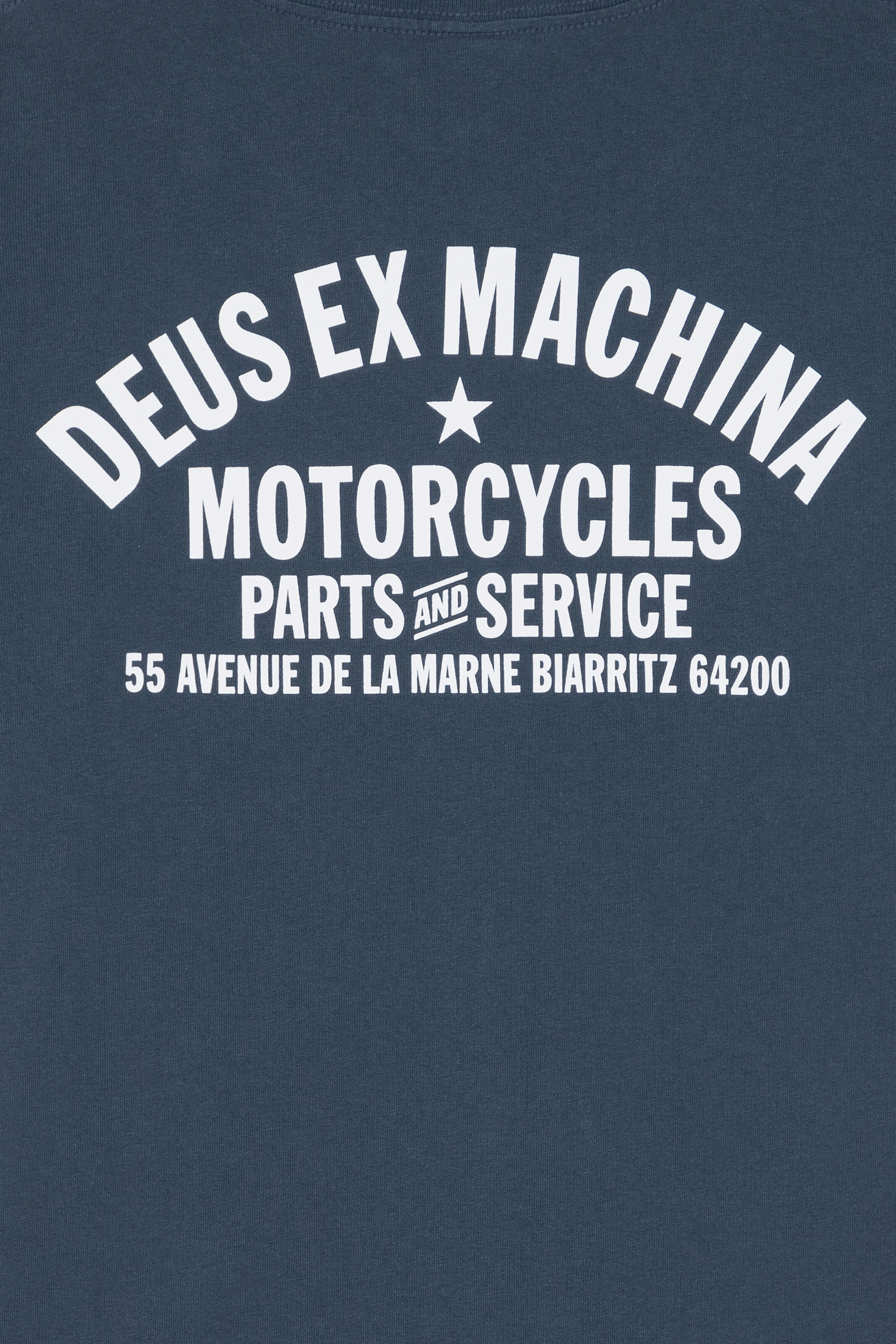 DEUS EX MACHINA T-shirt Biarritz address Bleu
