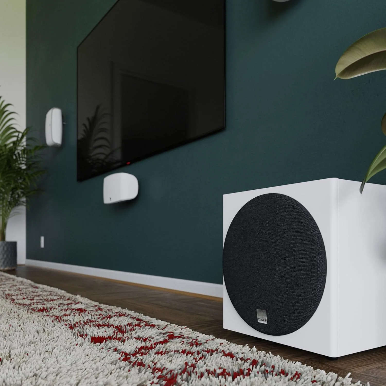 Dali Sub E-9 F Blanc satin Caissons de basses