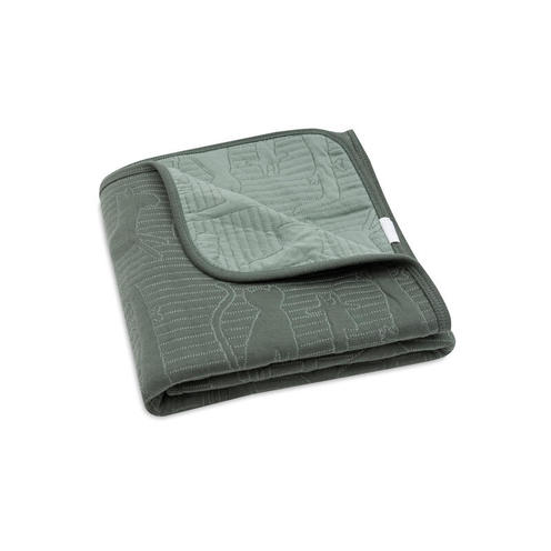 Couverture berceau Jungle jambo - Ash green - JOLLEIN
