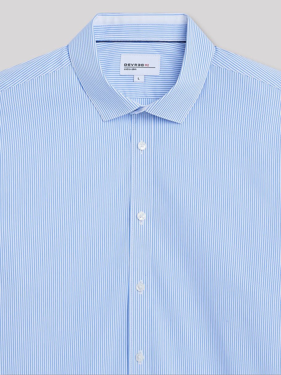 Chemise extra-slim stretch rayée