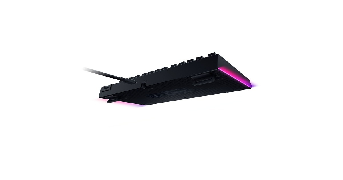 RazerBlackWidow V4 75%, gaming toetsenbord  (Zwart, US lay-out, Razer Orange, RGB leds, TKL, Doubleshot ABS, Hot-swappable)