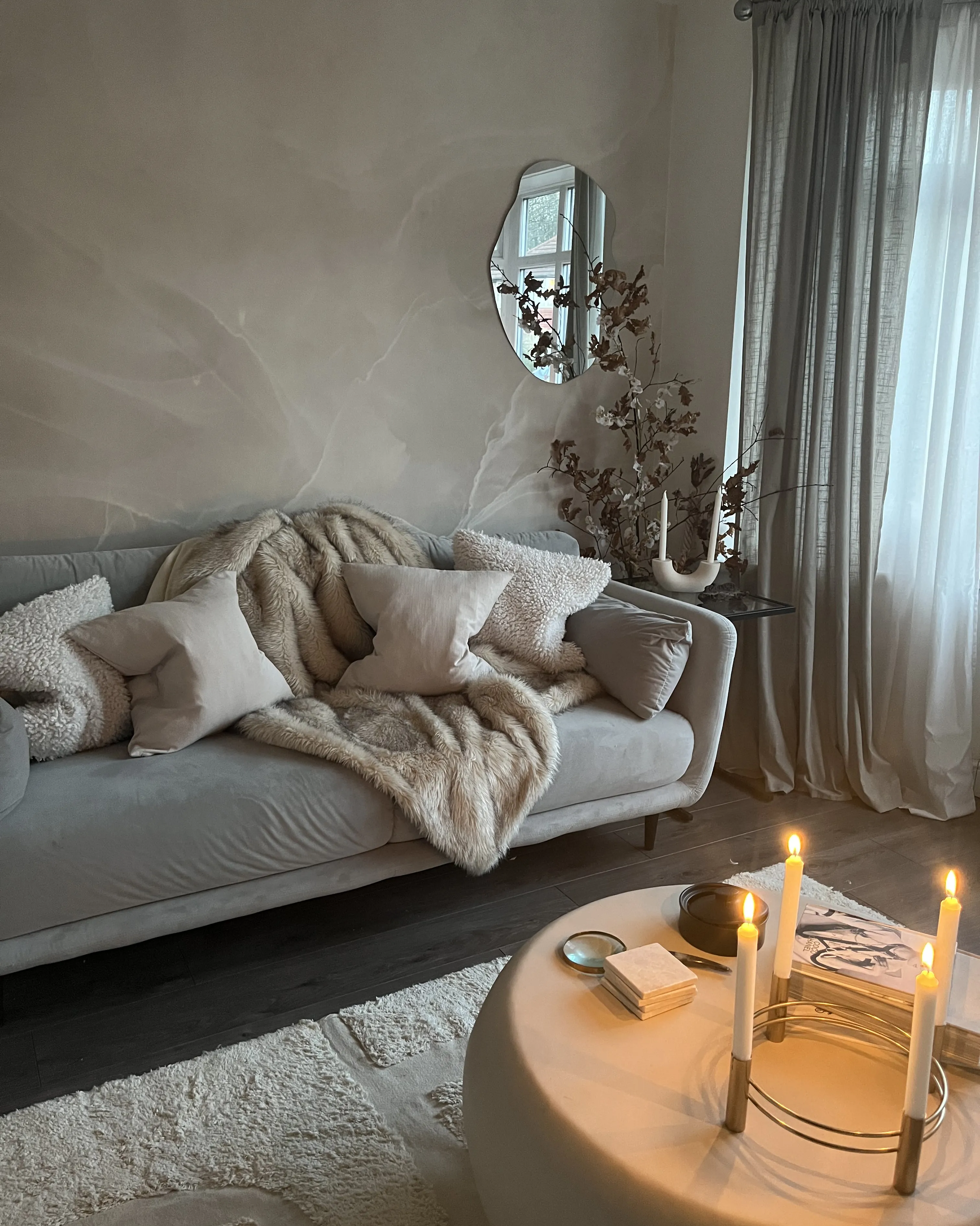 Vloerkleed DIYADIN Beige 160 x 230 cm Katoen