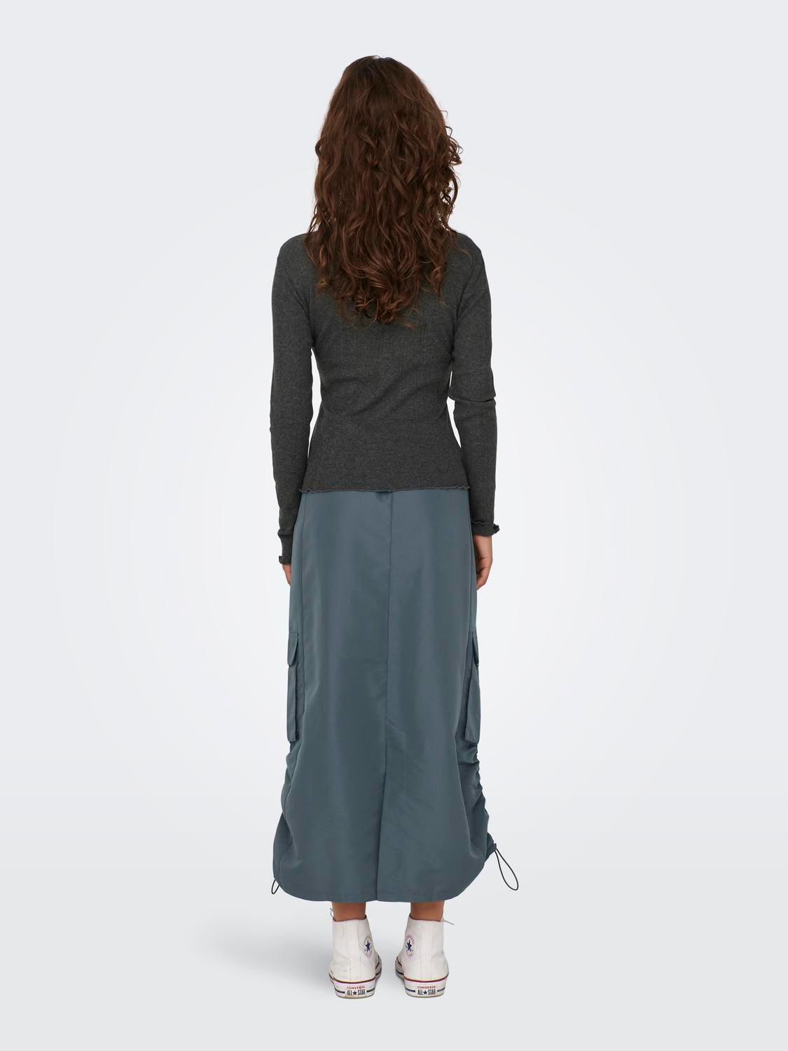 ONLCARLOTTA Top Dark Grey Melange
