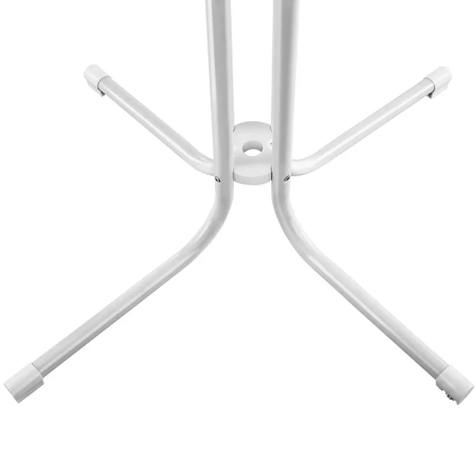 tectake Statafel Eren inklapbaar met hoes 90x110cm, Wit