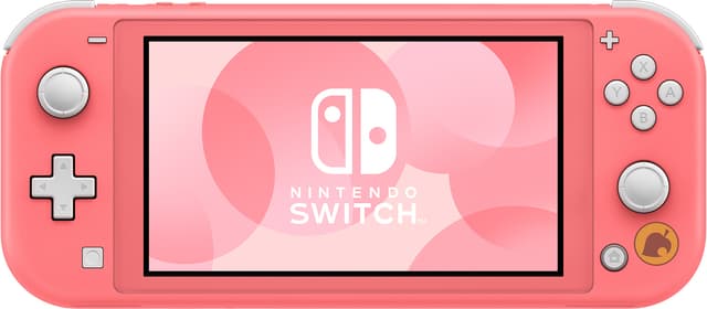 Nintendo Switch Lite spillekonsol (Koral med Animal Crossing)