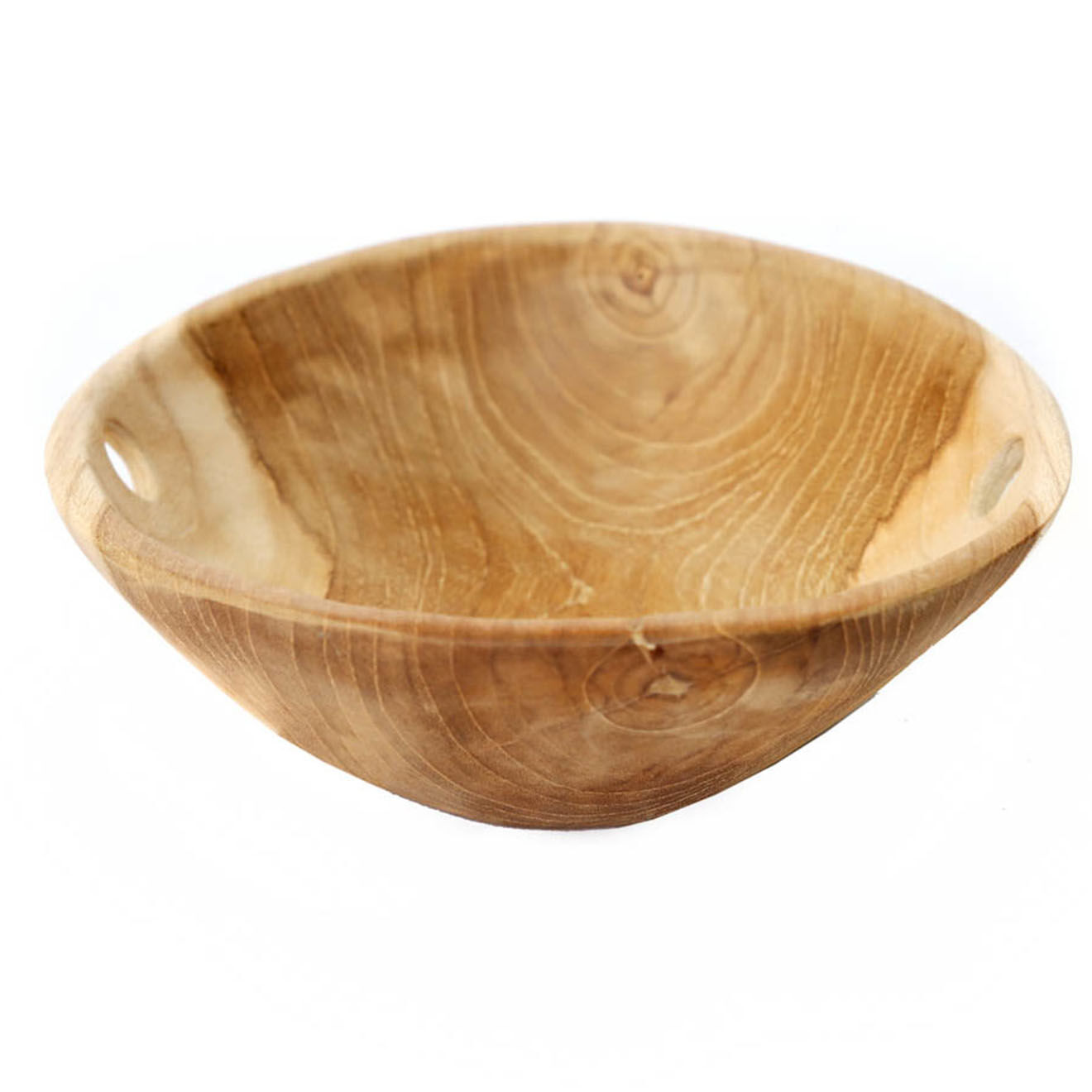 Bazar Bizar Bol en bois Teak beige - D.20xH.5 cm