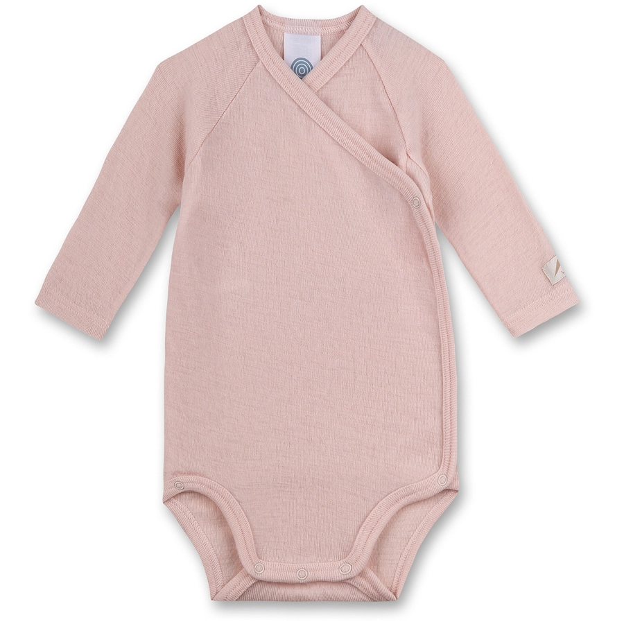 Sanetta Wickelbody Wolle rosa