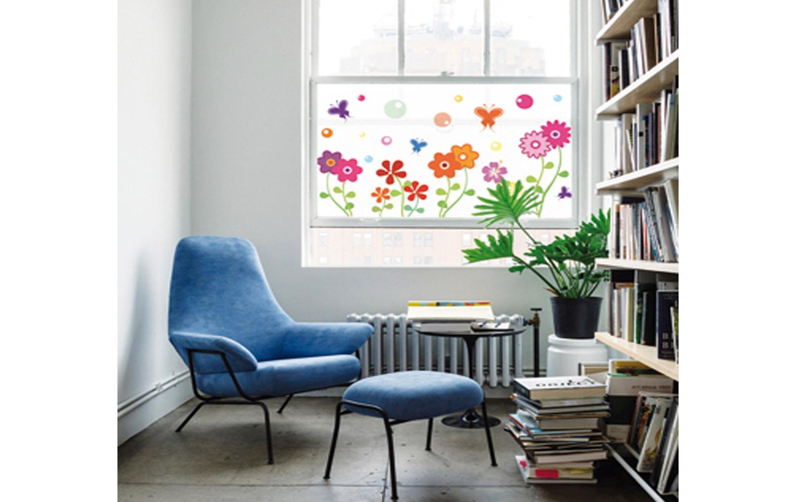 Hubatka TEXTIL Fensterfolie »Fensterfolie JARDIN« blickdicht statisch haftend