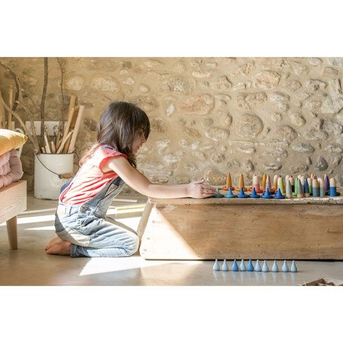Grapat druppels blauw (36st)