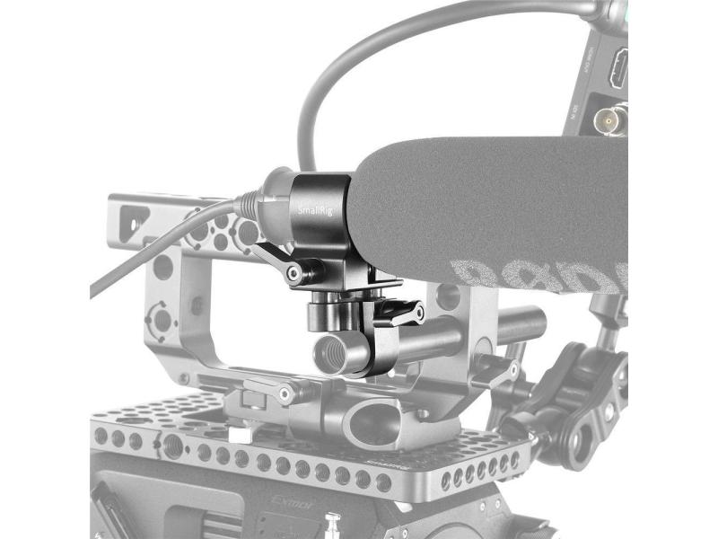 Smallrig Universal Shotgun Microphone Mount Universelle Mikrofonhalterung mit einem Durchmesser von 19-25 mm