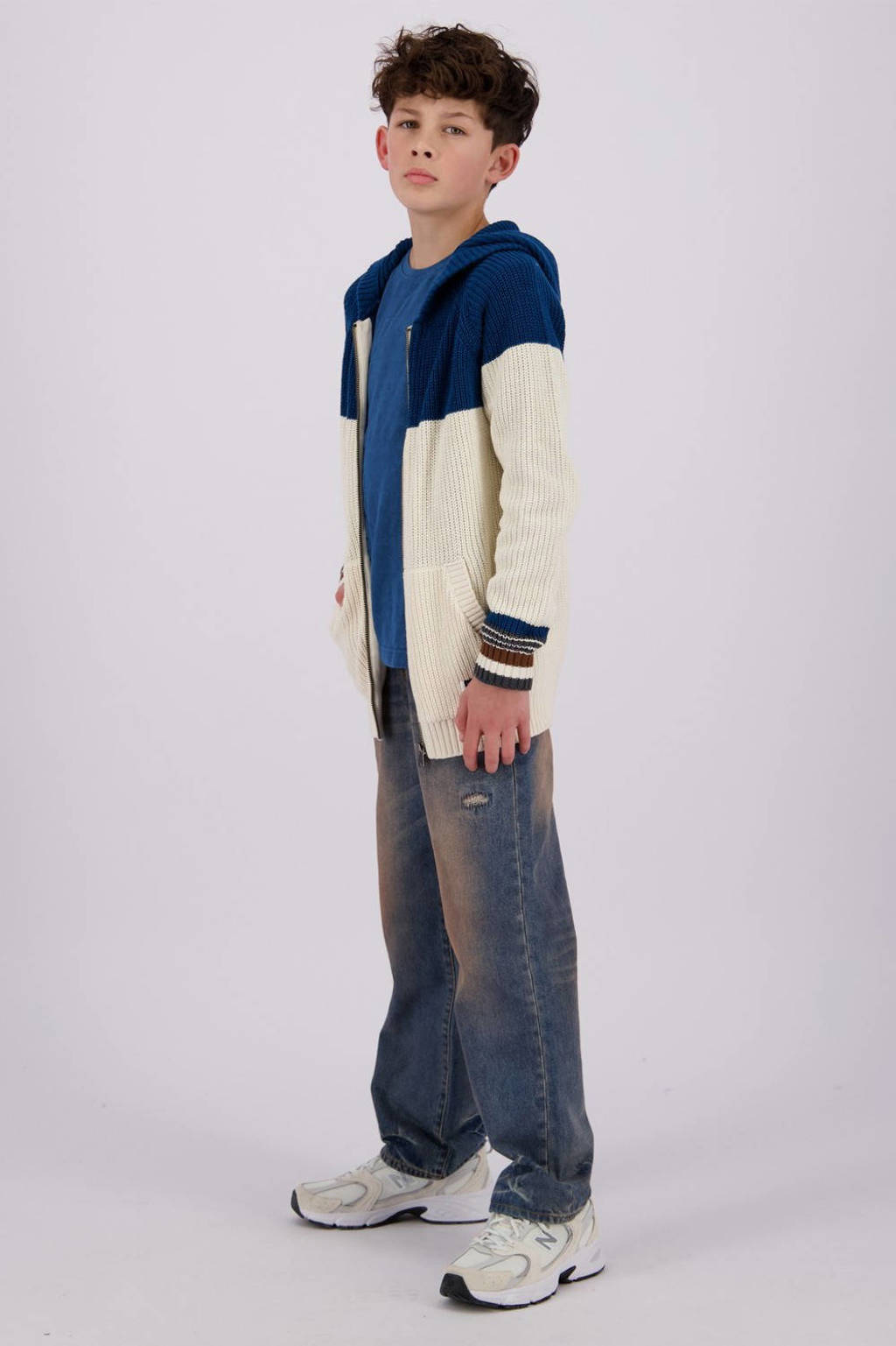 Vingino loose fit jeans Gino tinted mid blue