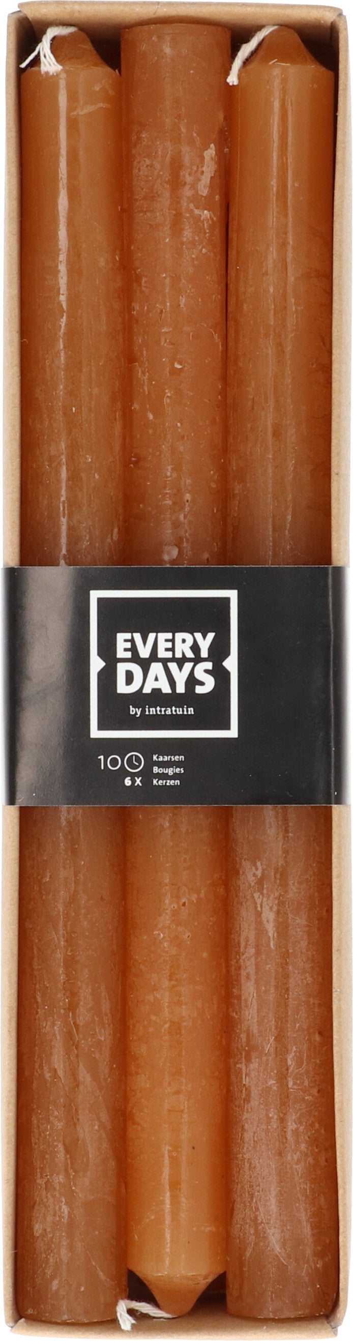 Everydays dinerkaars Rustic oranje 10 uur 6 stuks