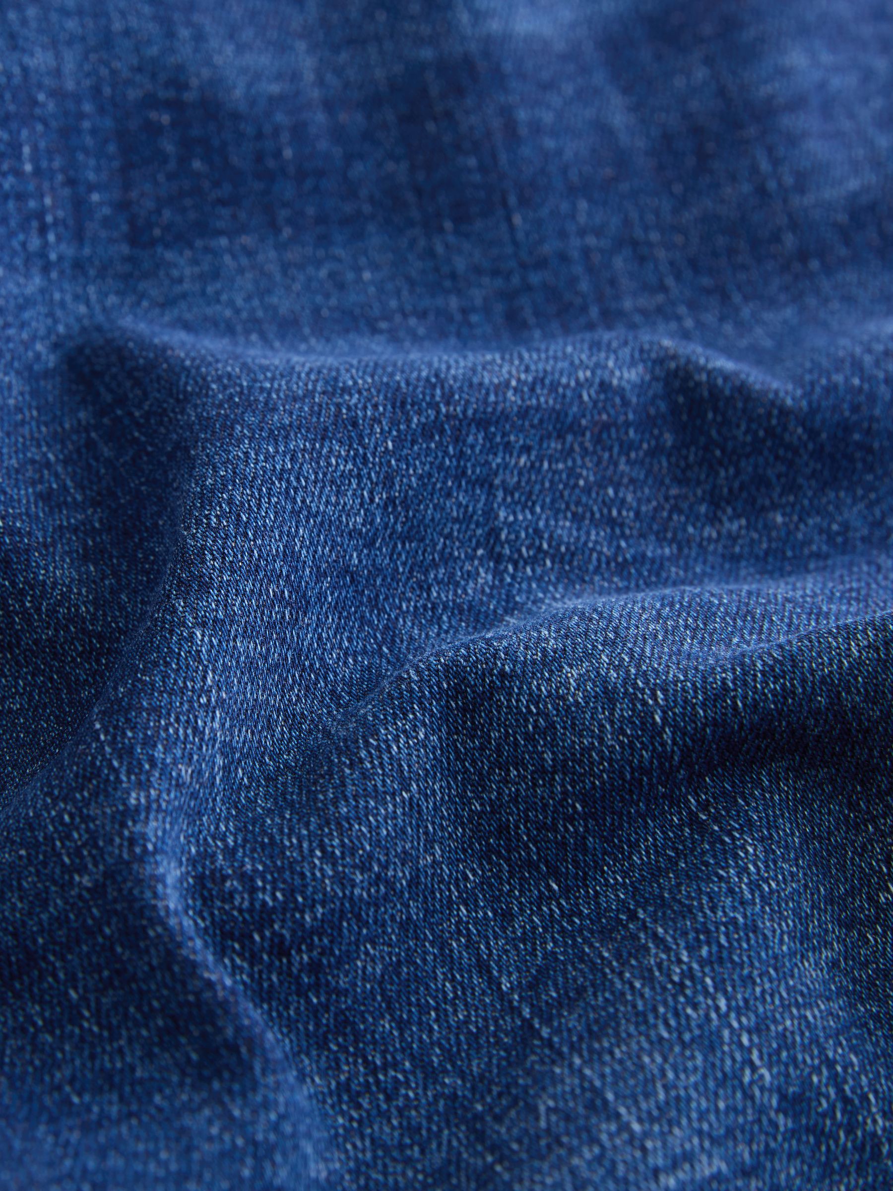 Middenblauwe denim wassing - Skinny jeans met verlengings- en afslankeffect
