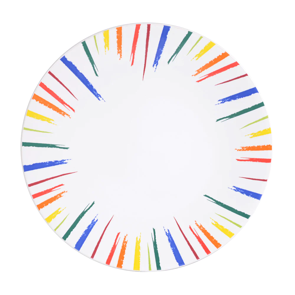 Assiette plate Soleil Little Marcel 27,5 cm (lot de 6) Little marcel