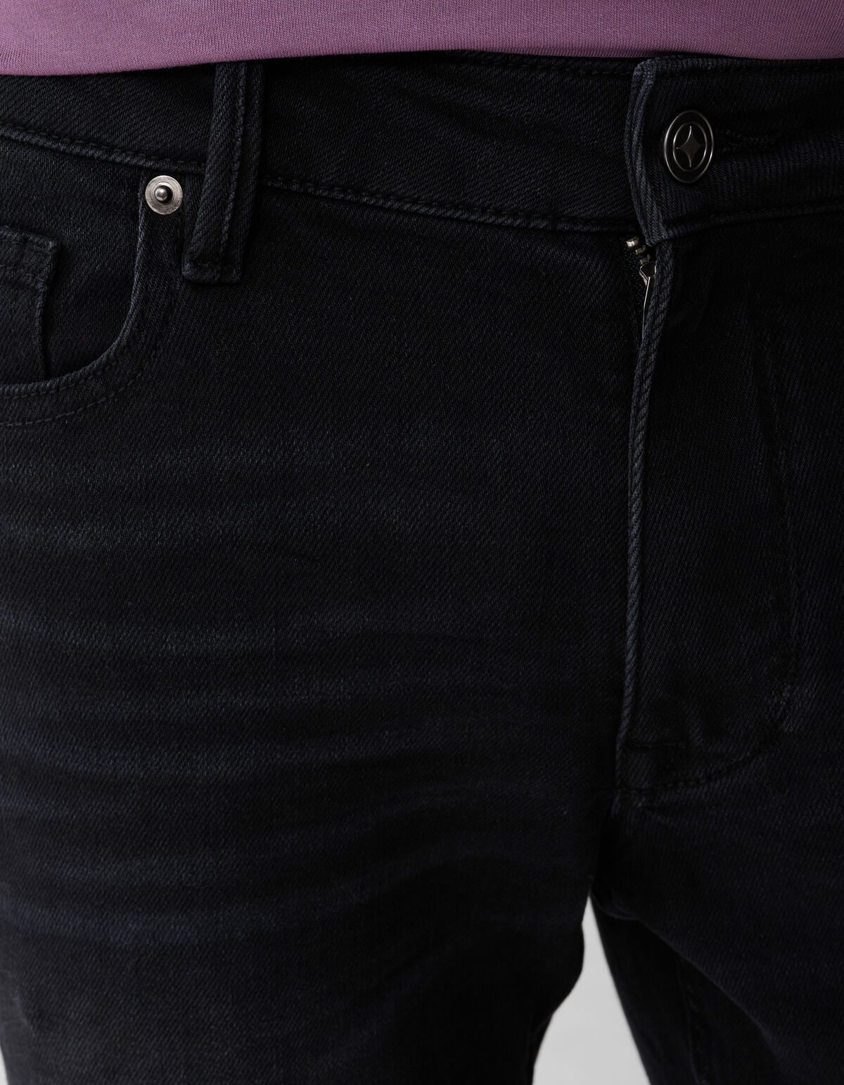 Slim Straight Fit Jeans Donkergrijs L34