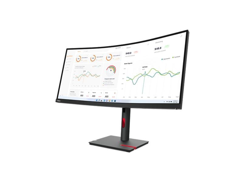 Lenovo Monitor ThinkVision T34w-30 Ergonomischer 34