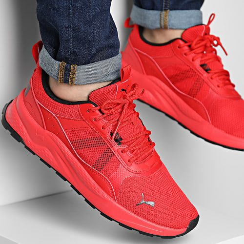 Baskets Anzarun 2 389213 For All Time Red Puma Black