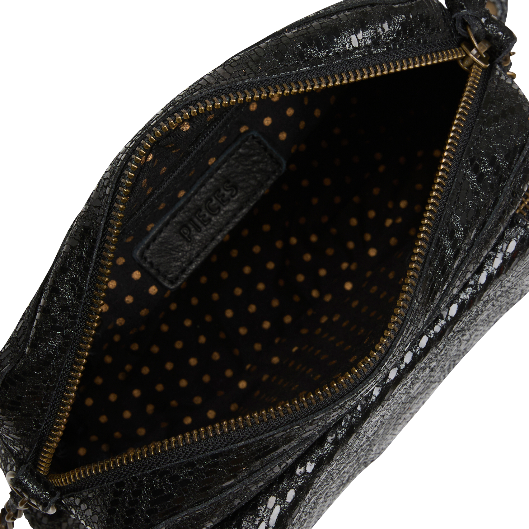 NAINA - Sac bandoulière en cuir | Noir