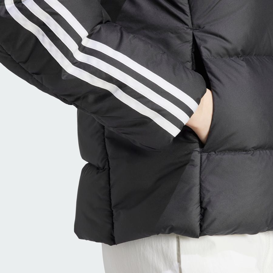 Adidas Doudoune à capuche semi-épaisse Essentials 3-Stripes