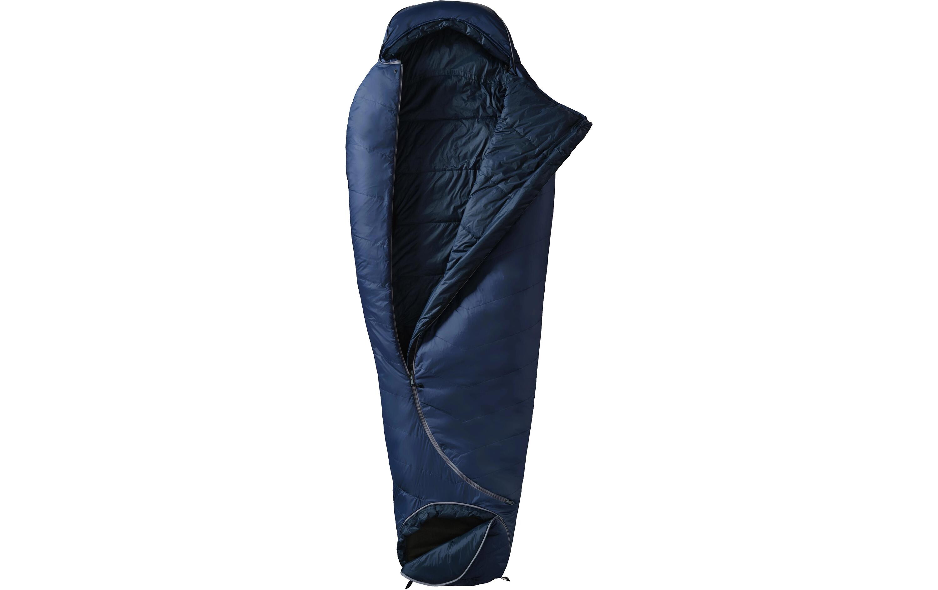 Schlafsack Biopod Wolle Zero Nylon, Night Blue<br>Hochwertiger leichter Schlafsack