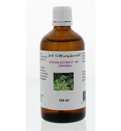 De Cruydhof Stevia Wit Original (100 ml)
