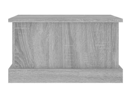 Boîte de rangement sonoma gris 50x30x28 cm bois d'ingénierie
