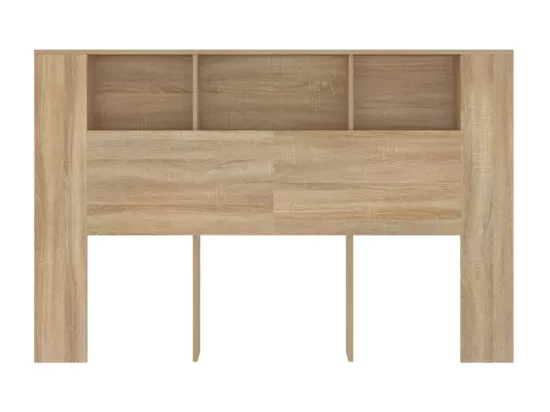 Armoire de tête de lit chêne sonoma 160x18,5x104,5 cm