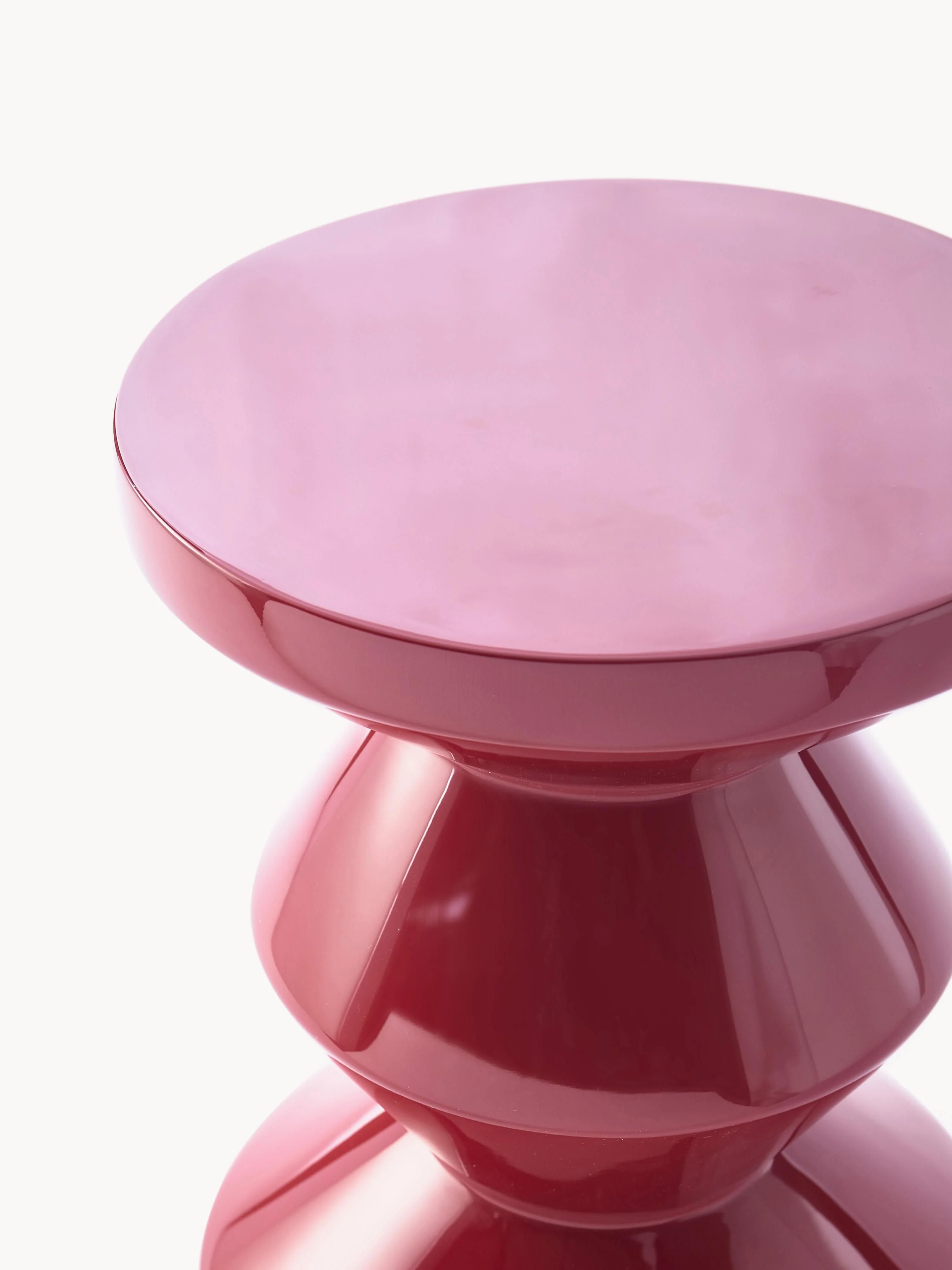 Ronde bijzettafel Zig Zag
