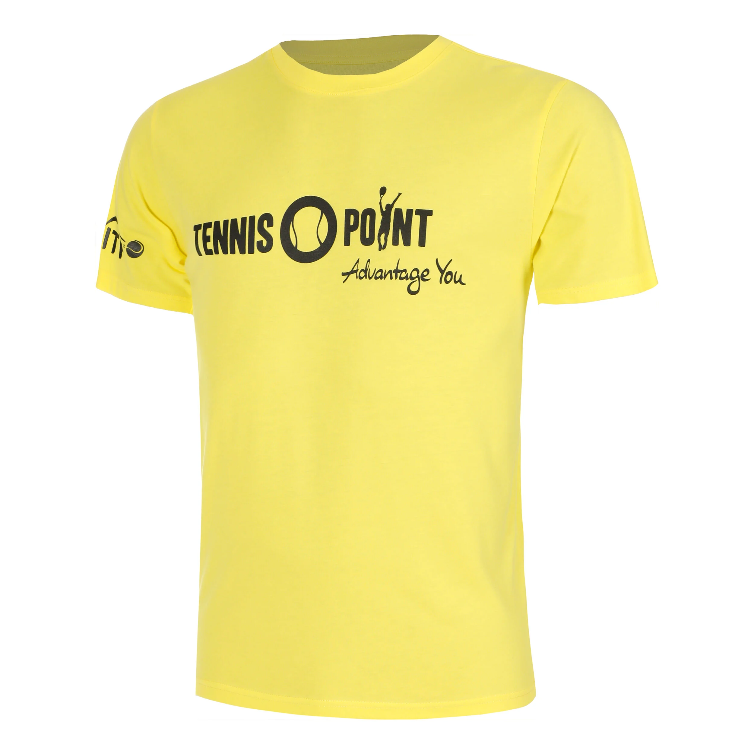 Tennis-Point Team Yellow T-shirt Hommes - Jaune