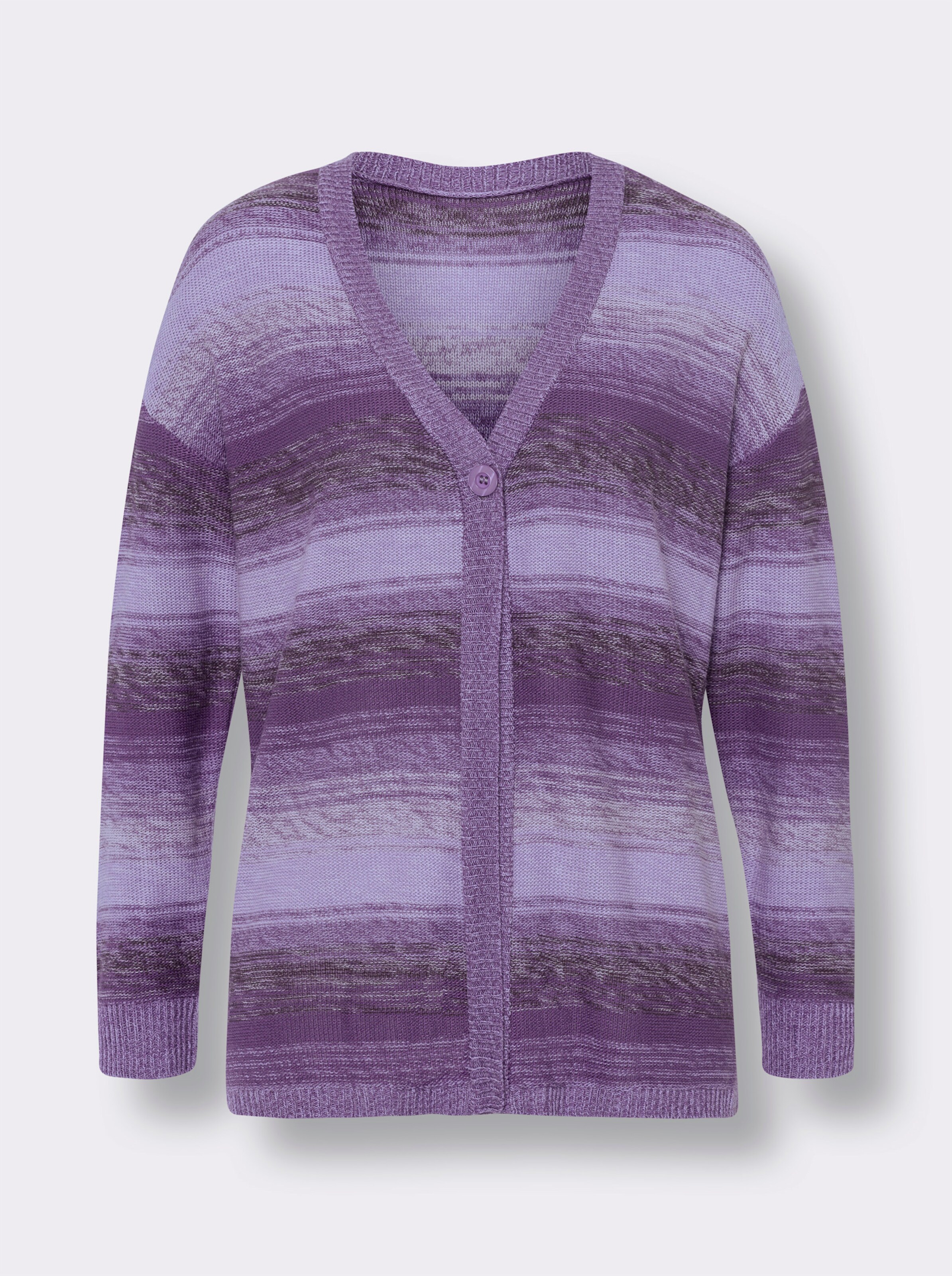 Strickjacke mit Streifen-Muster