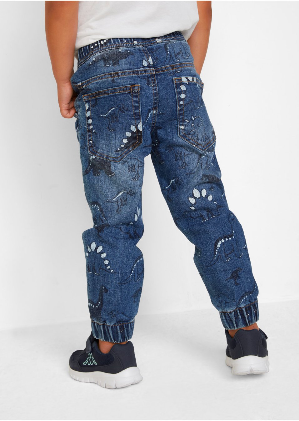 Jean sweat pour garçon avec imprimé, Slim Fit