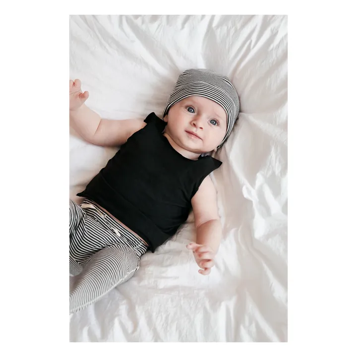 Gray Label Bonnet Baby Beanie Coton Bio | Gris