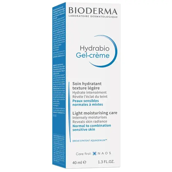 Bioderma Hydrabio Creme Gel Hidratante Leve para Pele Normal a Mista 40ml