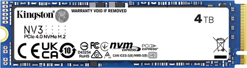 Kingston NV3 PCIe 4.0 NVMe SSD 4TB