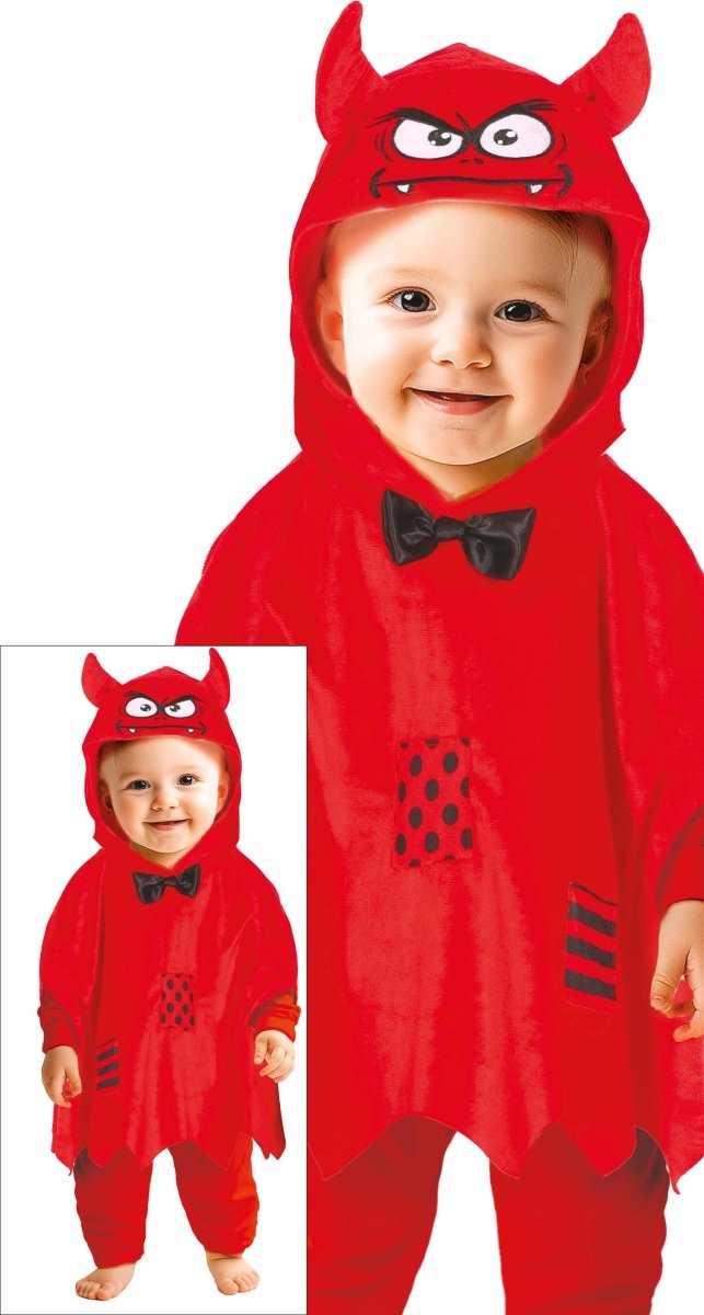 Halloween Poncho Baby Duivel
