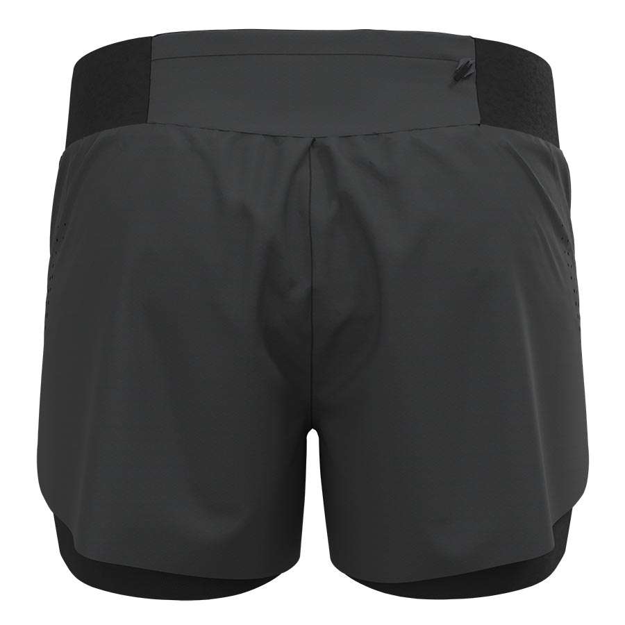 Odlo Zeroweight 3 Inch 2-in-1 Hardloopbroek Kort Zwart Dames