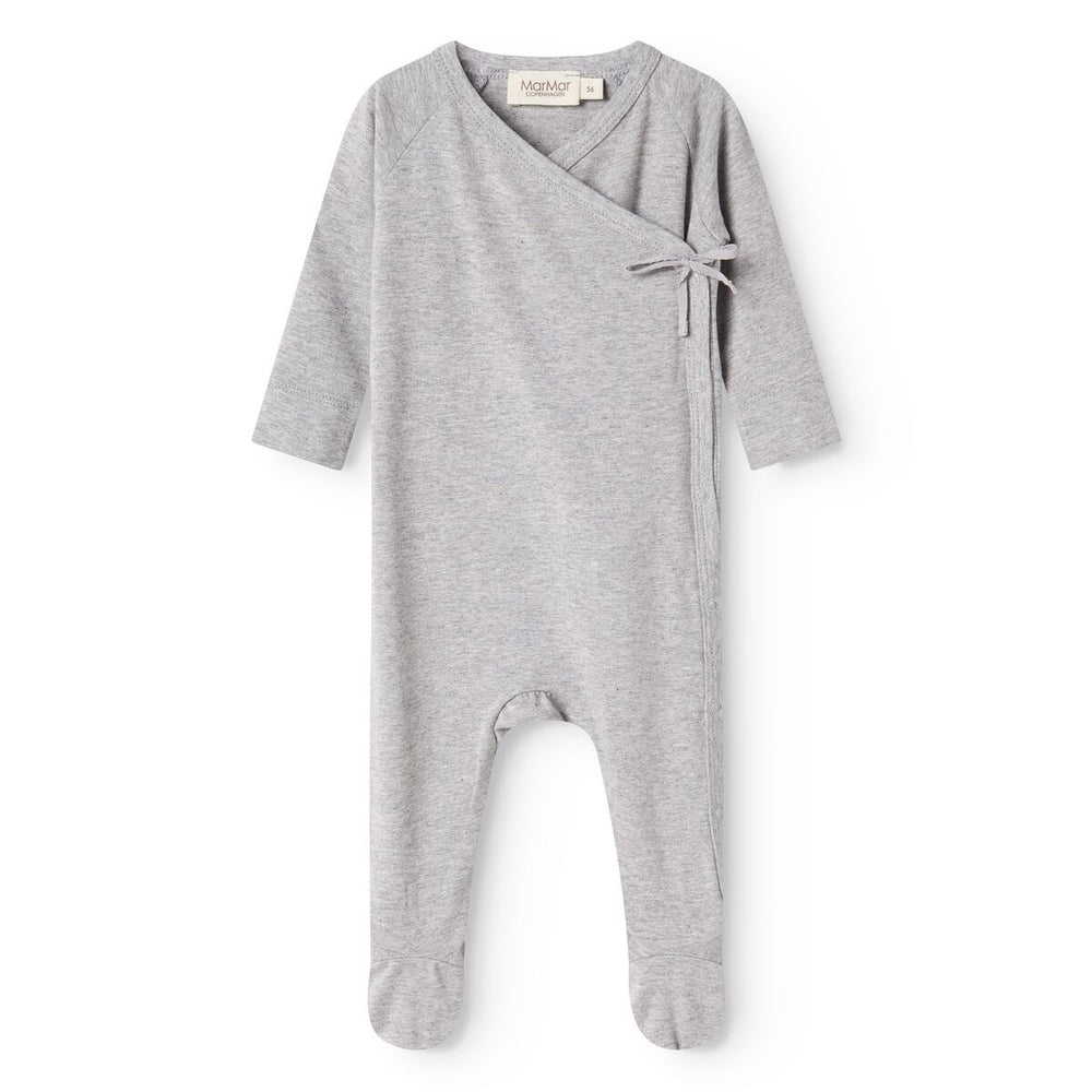 Køb MarMar Modal New Born Light Grey Melange Rubetta Heldragt