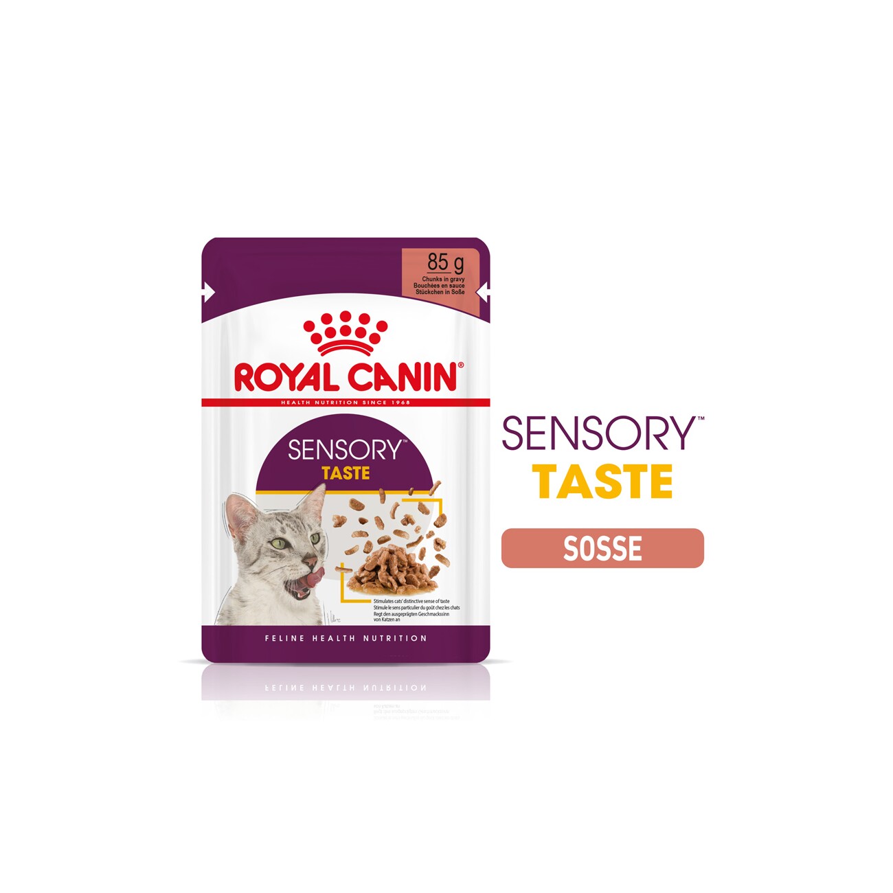 ROYAL CANIN Sensory Taste in Soße für wählerische Katzen 12x85 g