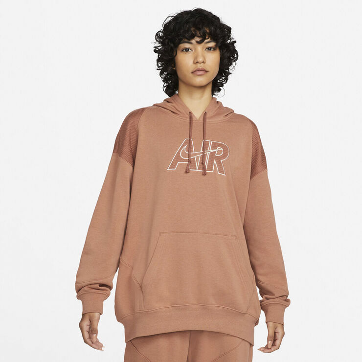 Nike Air Fleece Haettetroje Brun