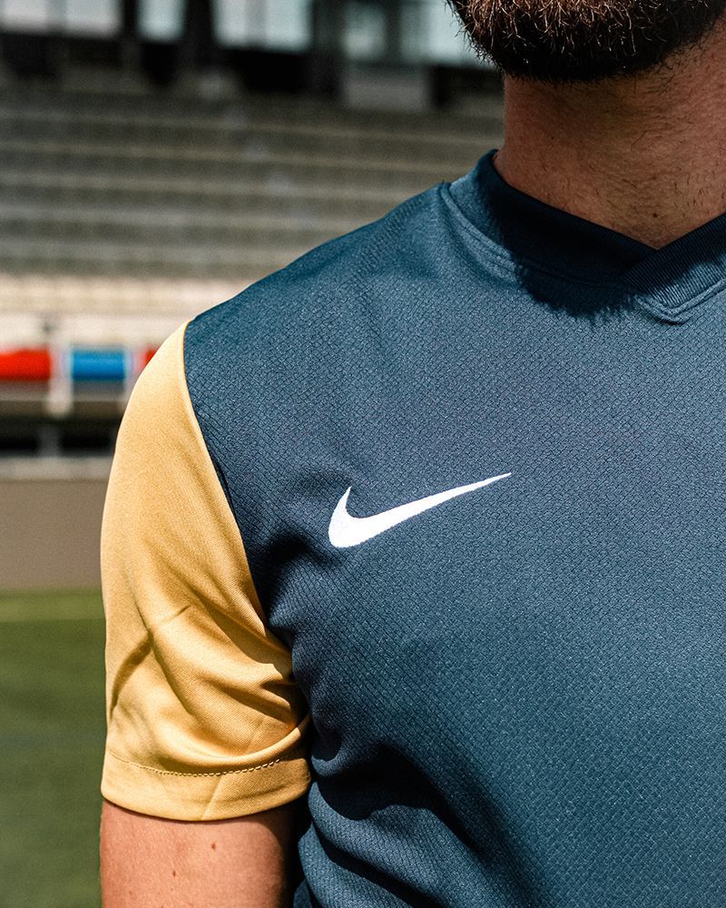 Maillot Nike Tiempo Premier II Bleu Marine & Or pour homme