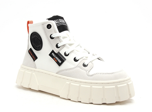 Palladium boots bottine femme pallatower hi star blanc
