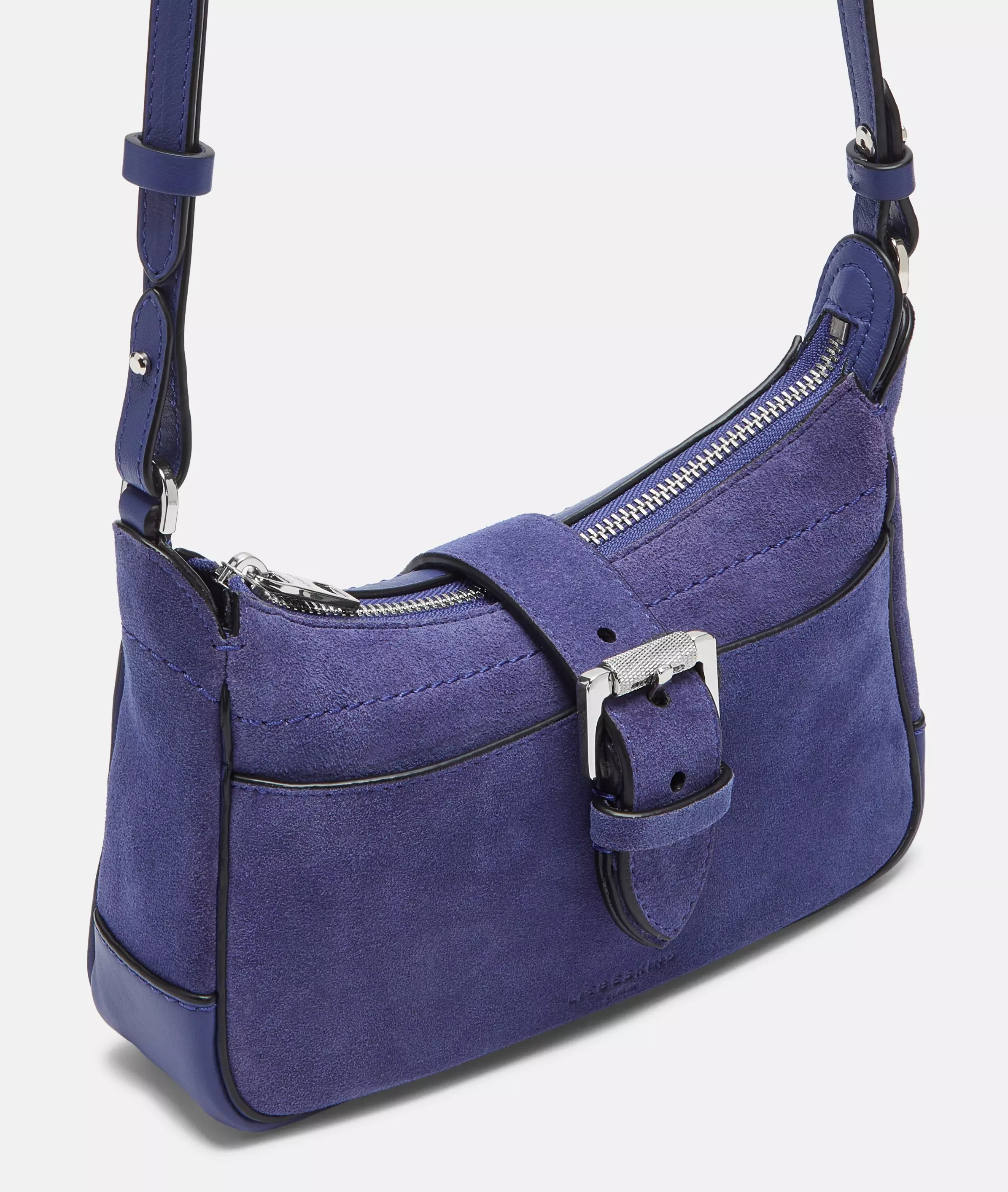 Ren Crossbody S Handy suede shoulder bag