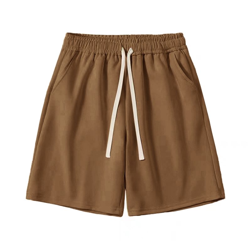 emeisa - Effen short met middelhoge taille