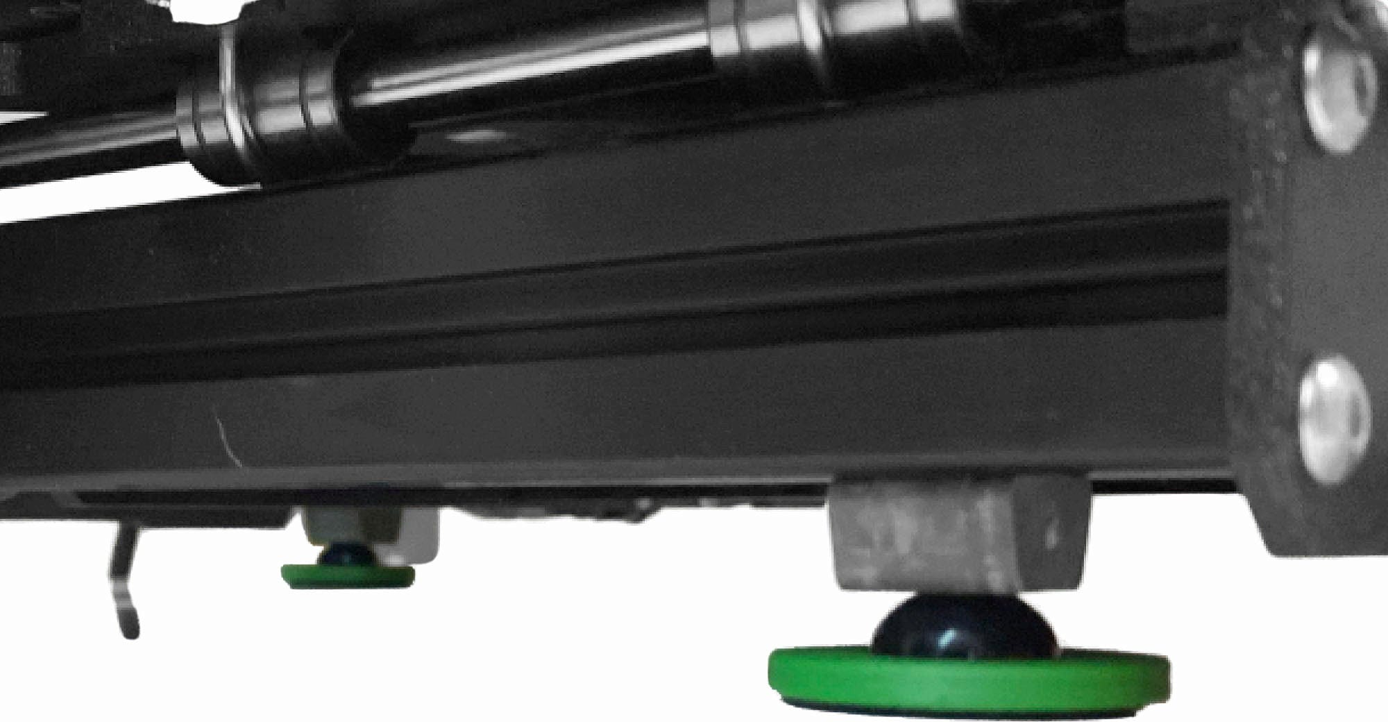 3dB  Anti-Vibration Fußpolster    Einfaches Upgrade für Geräuschreduktion
