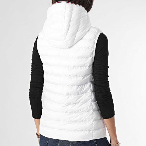 Doudoune Sans Manches Femme Padded Global Stripe 0779 Blanc