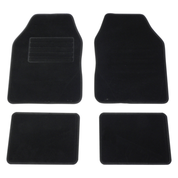 Carpoint Automattenset Universeel Malibu Zwart